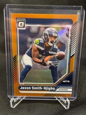 2024 Panini Donruss Optic Jaxon Smith-Njigba #180 Orange Prizm #/249 Seahawks