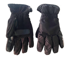 ARIS ISOTONER BLACK DRIVING GLOVES WOMEN'S SIZE LARGE