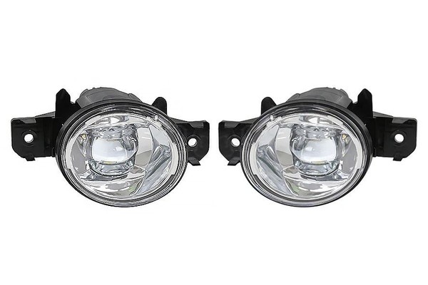 FüR Renault Koelos LED Front Nebelscheinwerfer Set Chrom Ultra White 08-11 Paar-image