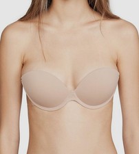 Fashion Forms Women's Beige Go Bare Backless Strapless Bra Size A