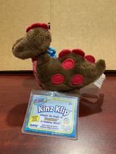 Webkinz Cocoa Dino Kinz Klip Stuffed Animal Plush New Sealed Code WE000247 