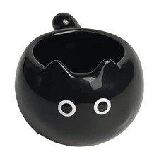 Cat Mom Gifts for Women，Funny Coffee Mug，Cute Siamese & Black Cat Black-Round