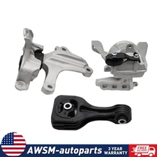 FOR 2016-21 HONDA CIVIC 1.5L TURBO ENGINE MOTOR MOUNT & AUTO TRANS MOUNT SET