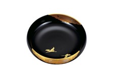 8.0-inch Candy Bowl Black Sho-kaku Crane Japan