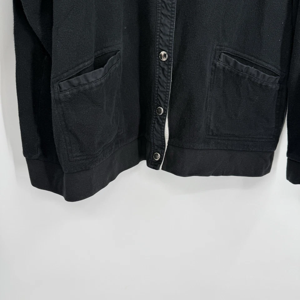 Lauren Ralph Lauren Track Jacket Womens Size 3X Black Snap Front Crest - Image 3 of 4