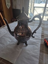 Teiera vintage FBRogers argento su rame 2391 alta 9,5 pollici in ottime condizioni