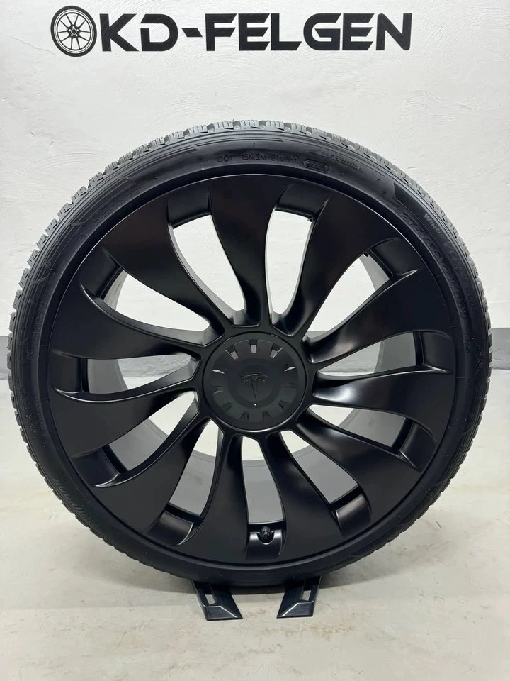 Original Tesla Model Y 21 Zoll Winterräder Überturbinen Alufelge 1188226-00-C - Bild 4 von 4