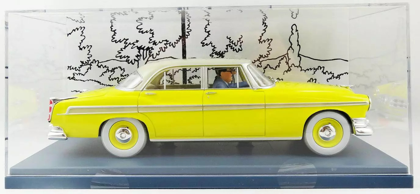 Chrysler de l'enlèvement Tintin Hachette n°39 réplique de collection en métal 1:24