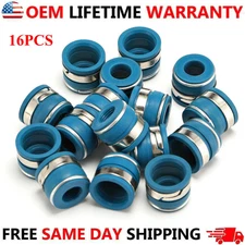 SBC Chevy Chevrolet Small Block Performance VITON Valve Stem Seal Set of 16 NEW*