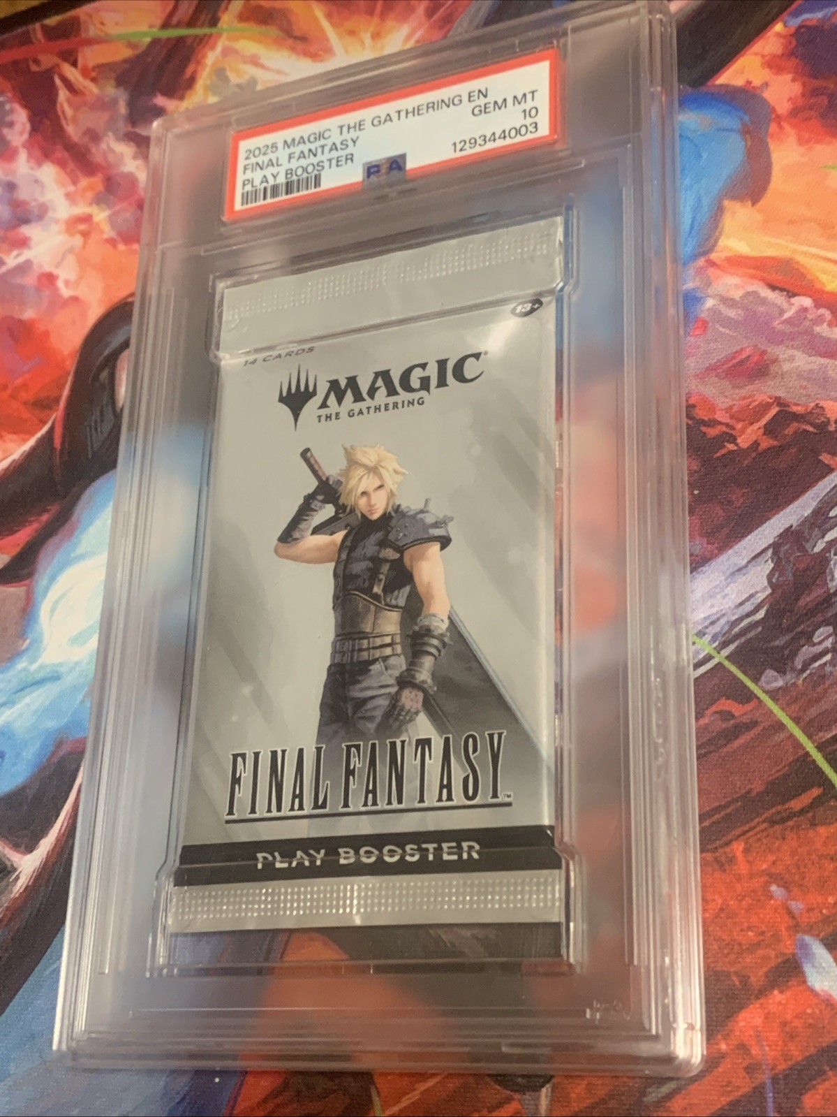 MTG Magic: The Gathering FINAL FANTASY Play Booster Pack Graded PSA GEM MINT 10 view 3