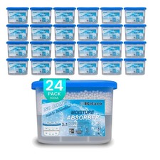 24-Pack Dehumidifiers - Prevent Mould & Mildew, Remove Dampness & Odor