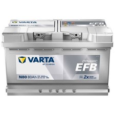 VARTA N80 Blue Dynamic EFB 12V 80Ah 800A Autobatterie inkl. 7,50 € Pfand