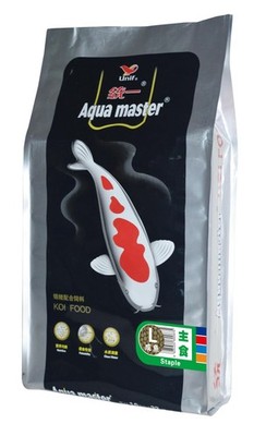 Aqua Master 10Kg Koi Staple Fish Food Large Pellet, 22-Pound