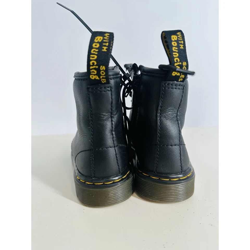 Dr. Martens 1460 T Air Wair Cremallera Lateral Con Cordones Combate Botines Niños Talla 10 Foto 2 de 4