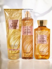 Bath  Body Works In The Stars 3pc set Body Wash, Mist  Body Cream   NEW