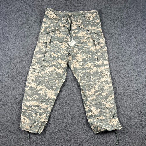 US Military Trousers Mens S SHORT W27 L29 Grey Goretex Cold Weather Camo - Picture 1 of 8