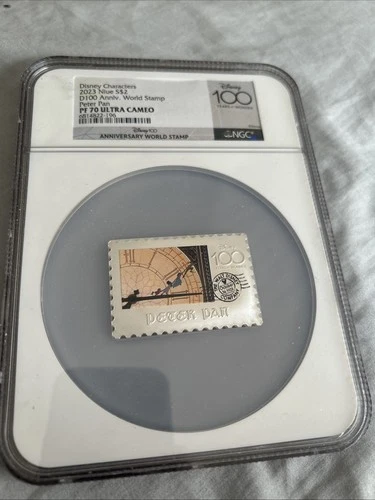 2023 Niue S$2 Disney Characters D100 Ann World Stamp Peter Pan NGC PF70 UC
