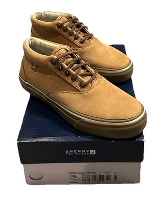 NIB!! Sperry Stripper Storm Chukka Leather Tan Ankle Boot Men s 8.5 Tan