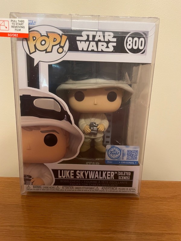 Funko POP! STAR WARS - LUKE SKYWALKER (Deleted Scenes) figure #800