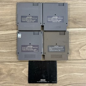 Lot of 4 Nintendo NES Games &ndash;Donkey Kong Arcade Classic Series, Vegas Dream, etc