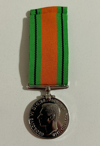 Reproduction World War2 (WW2) British Defense Medal Full Size