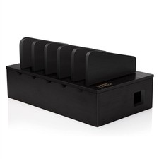 Charging Station for Multiple Devices - 5 Device Charger Organizer for Smartp...