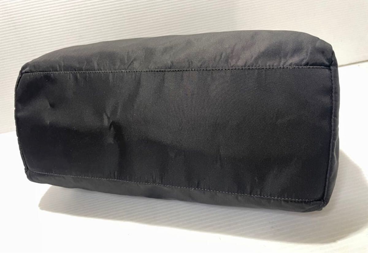 Prada Nylon Tessuto Black Tote Bag Vintage Authentic thumbnail 3