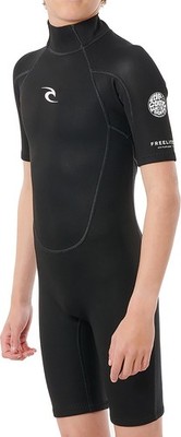 RIP CURL Neopren Surfanzug Neoprenanzug FREELITE JR 1.5MM BACK ZIP Shorty 2024 b