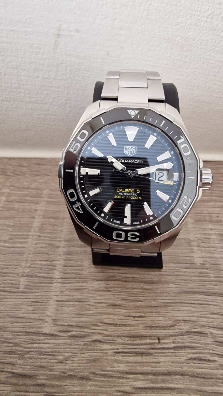 TAG Heuer Aquaracer  WAY201A  BA0927 Watch Full Set  Black Mint condition 