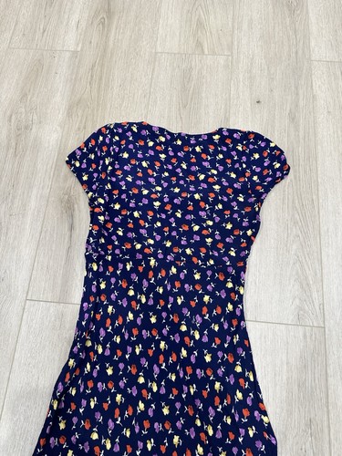 ROUJE Ines Dress Tulipa Marine Floral Print Size 38 - Afbeelding 14 van 14