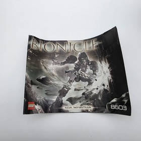 2004 Lego Bionicle Toa Whenua Set #8603 100% Complete With Manual canister MINT