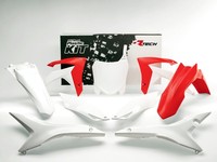Rtech Plastikkit Passt An Honda Crf 250 14-17 Crf 450 13-16 Rot/Weiß