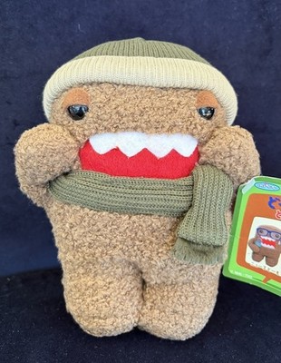 RARE WITH TAG Domo-kun Frozen Beanie Domo 8  Plush Banpresto Japan 2001 NHK TV
