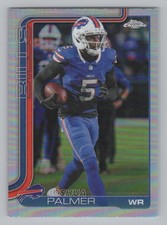 Joshua Palmer 2025 Topps Chrome Refractor Buffalo Bills