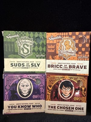 Dr Squatch Limited Edition Harry Potter Natural Bar Soap Unisex 5oz 4pk