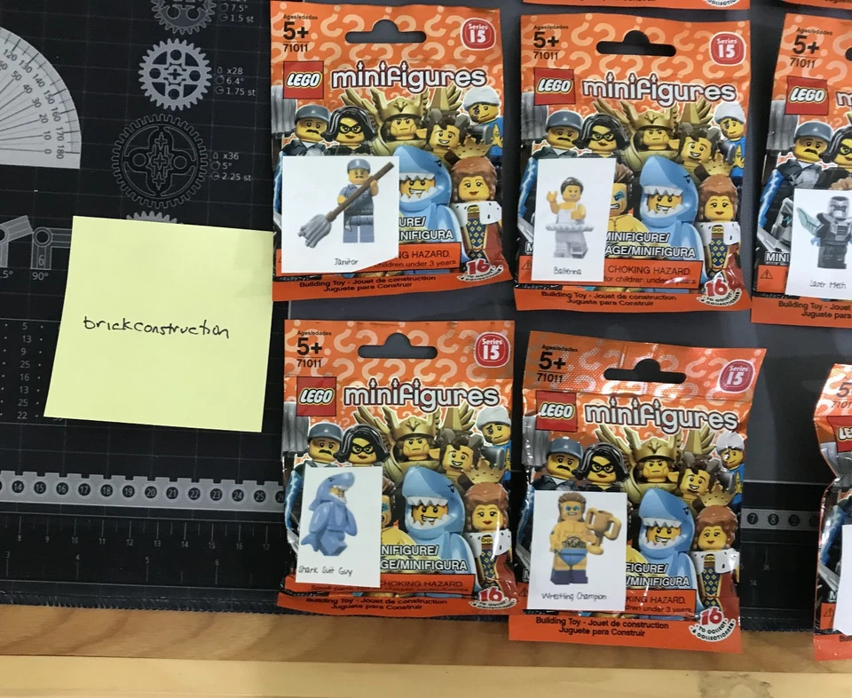 LEGO 71011 Serie 15 Minifiguras Juego Completo de 16 - NUEVO Y Precintado ¡ENVÍO GRATUITO! Foto 4 de 4