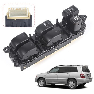 Left Driver Master Electric Power Window Switch For Toyota Highlander 2001-2007