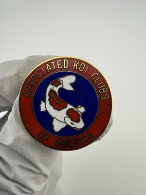 VTG? Associated Koi Clubs of America (AKCA) Enamel Pin. Koi Fish Pin.