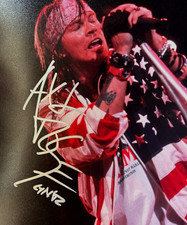Axl Rose Among Rockers with Autographs in 2013 Topps Archives Baseball 6