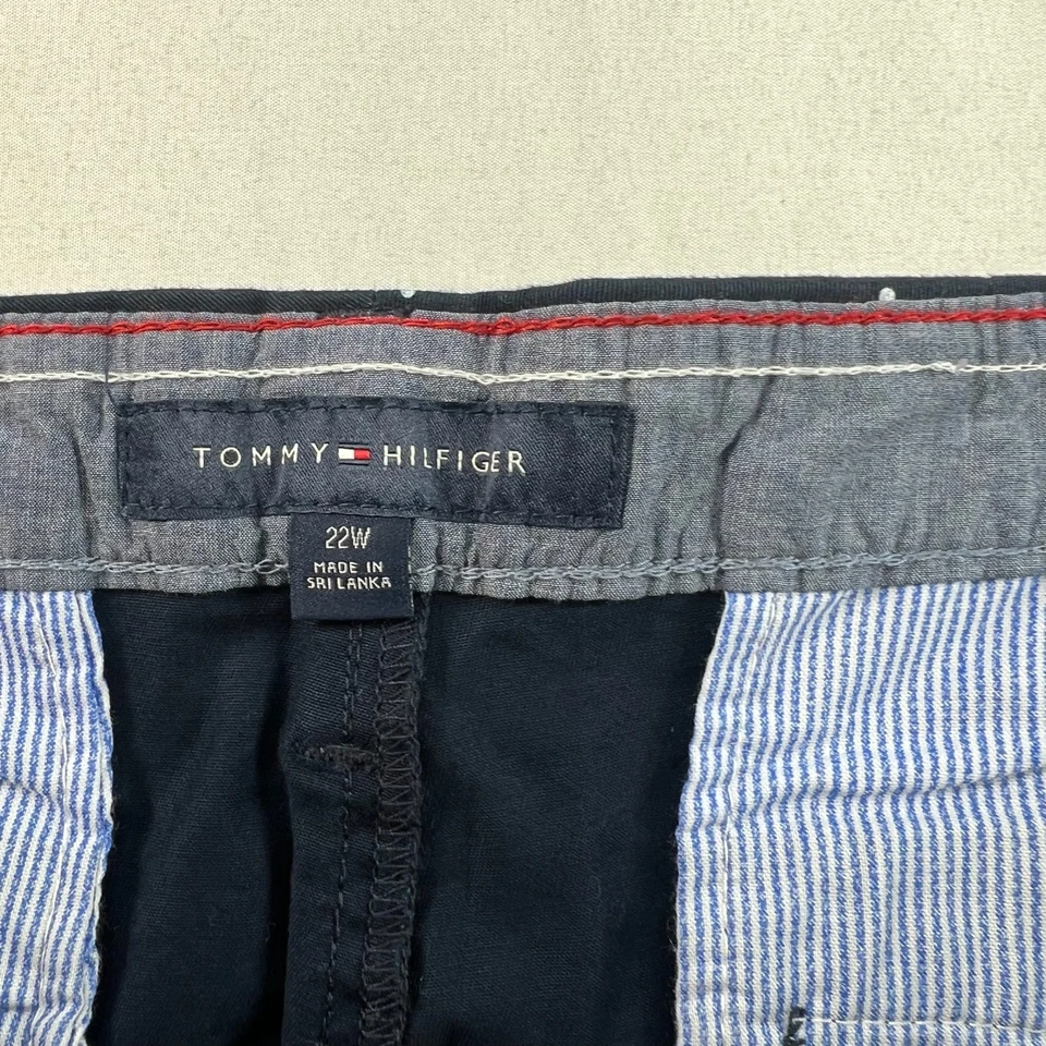Pantalones Cortos Tommy Hilfiger Mujer Talla Grande 22W Azul Blanco Lunares Bolsillos Nuevos Foto 3 de 4