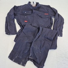 Dickies FR 4869 Coverall 112/44R Blue Mens 100% Cotton Overalls Jumpsuit FR