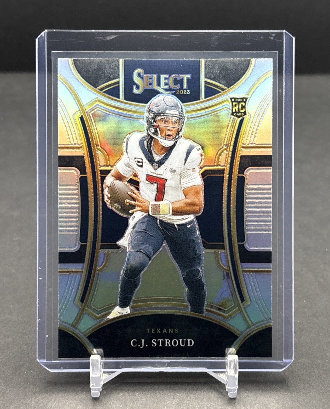 2023 PANINI SELECT NFL #438 C.J. Stroud Texans RC Suite Level Silver Prizm