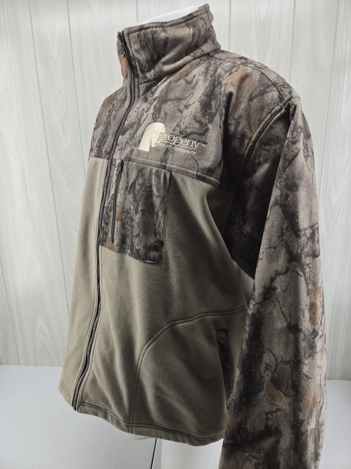 Natural Gear Progeny Seed Men’s Jacket Camo Hunting Fleece Camo Full Zip 2XL - Imagem 3 de 4