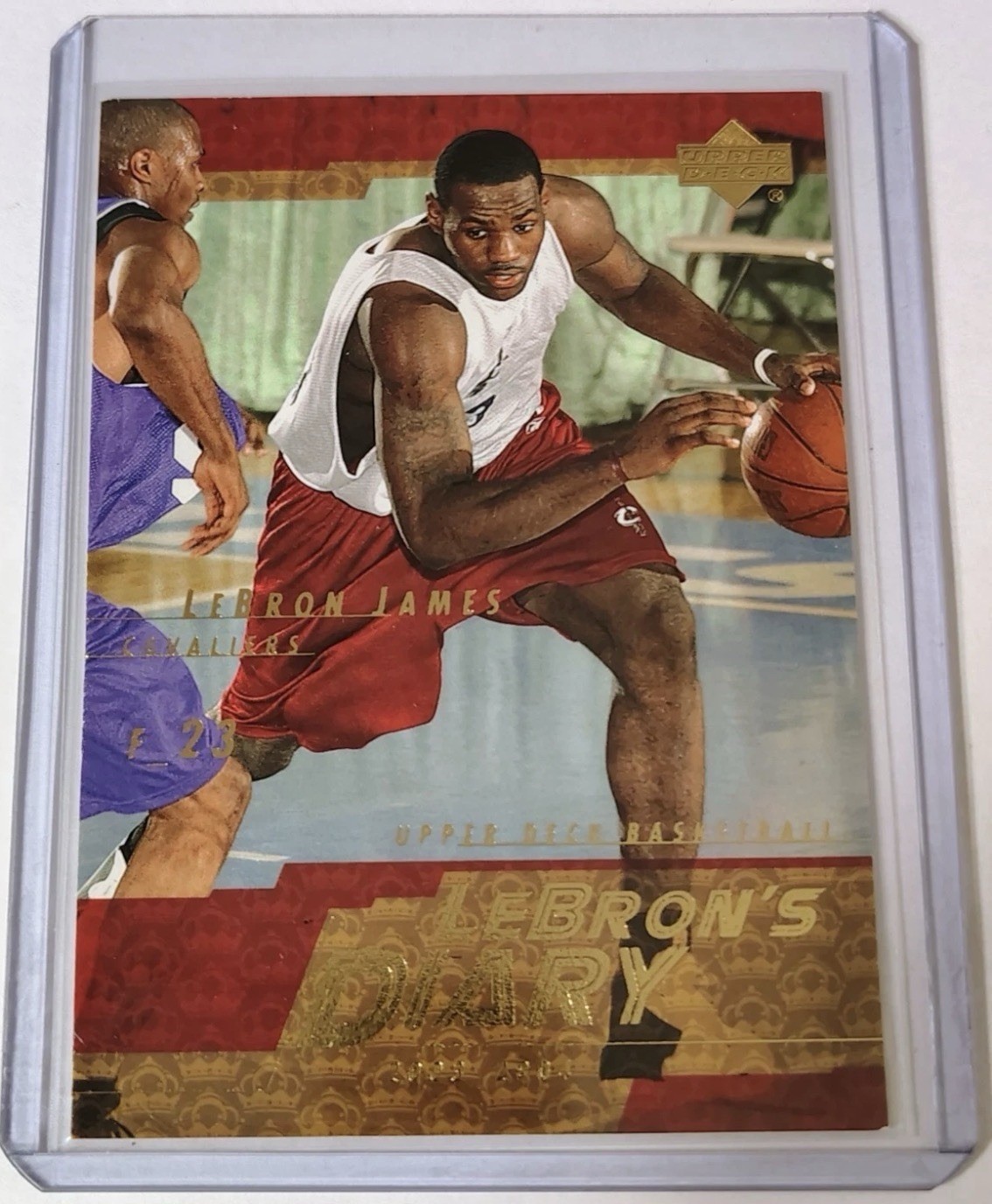 2003-04 Upper Deck LeBron James LeBron's Diary #LJ6 - Rookie