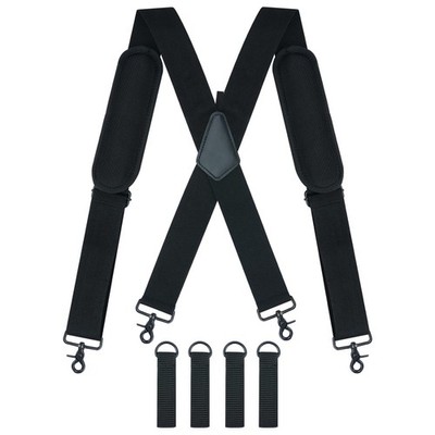 Tool Belt Suspenders Padded Work Belt Suspender with Attachment Loops for Men...