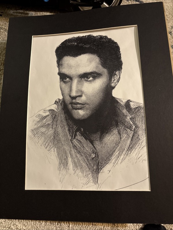 Elvis Presley 16x20 Sketch Drawing