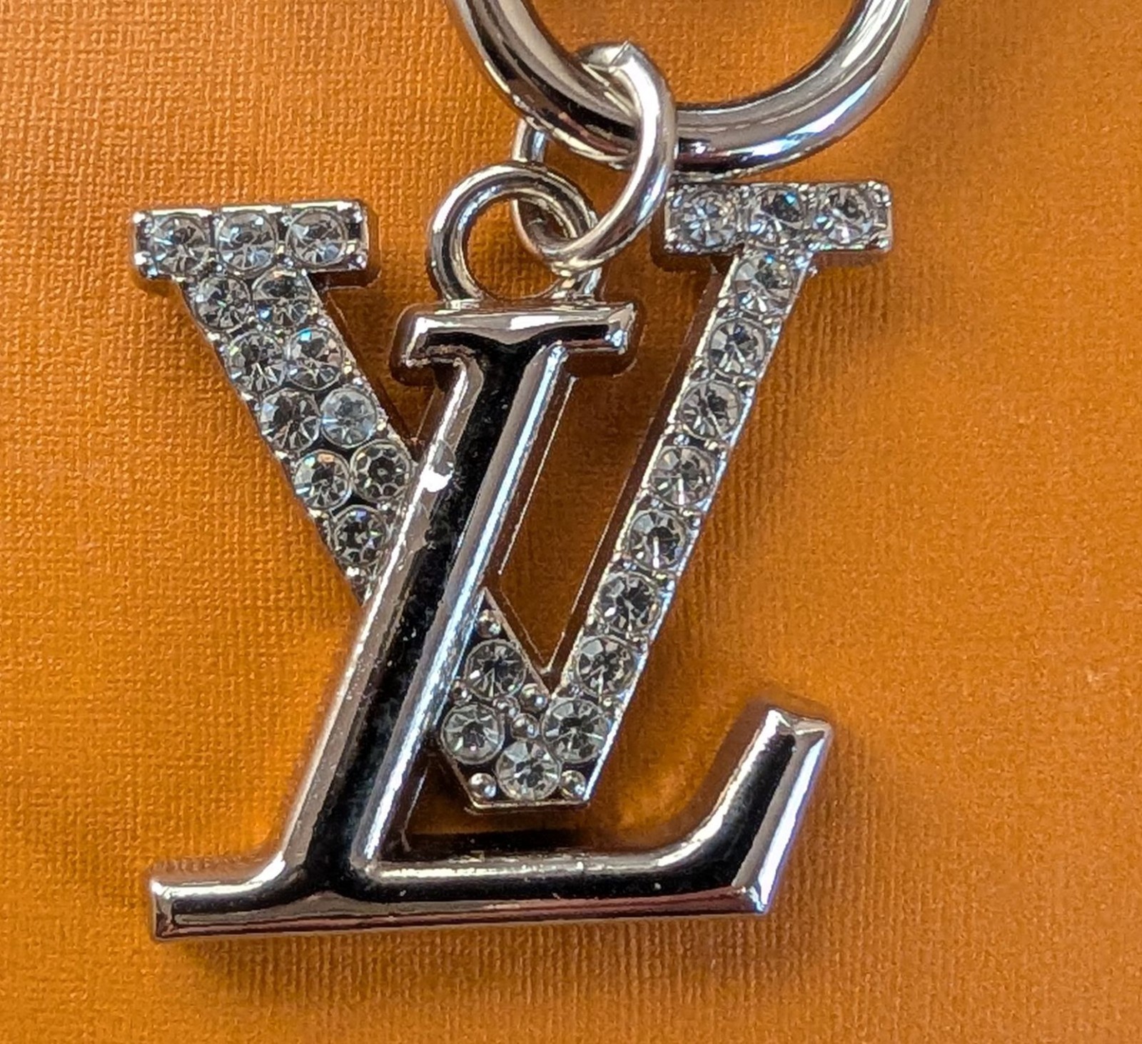 Micro Charms LV Iconic Silver Key Holder
