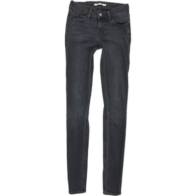 Levi's 710 Skinny Slim Stretch Jeans Damen Blau W25 L32 (61308)
