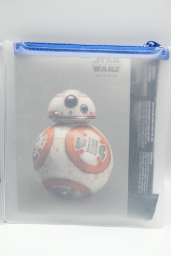 United Airlines Star Wars The Rise of Skywalker Amenity Kit Chewbacca 3CPO BB-8 - Picture 4 of 8