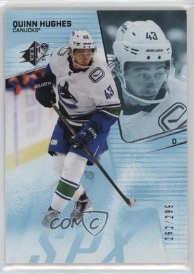 2022-23 SPx 262/299 Quinn Hughes #76 10no